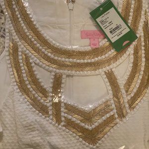 Lilly Pulitzer Carlton Shift Dress Resort White